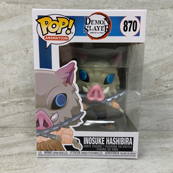 Funko Pop Demon Slayer : Inosuke Hashibira #870 Vinyl Figure - Picture 1 of 6